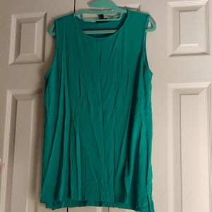 J. Jill Wearever Green Sleeveless Top